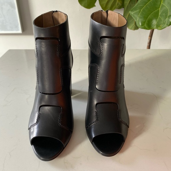 BNIB Hermès open-toe Rock booties - size 38.5 - Picture 2 of 14